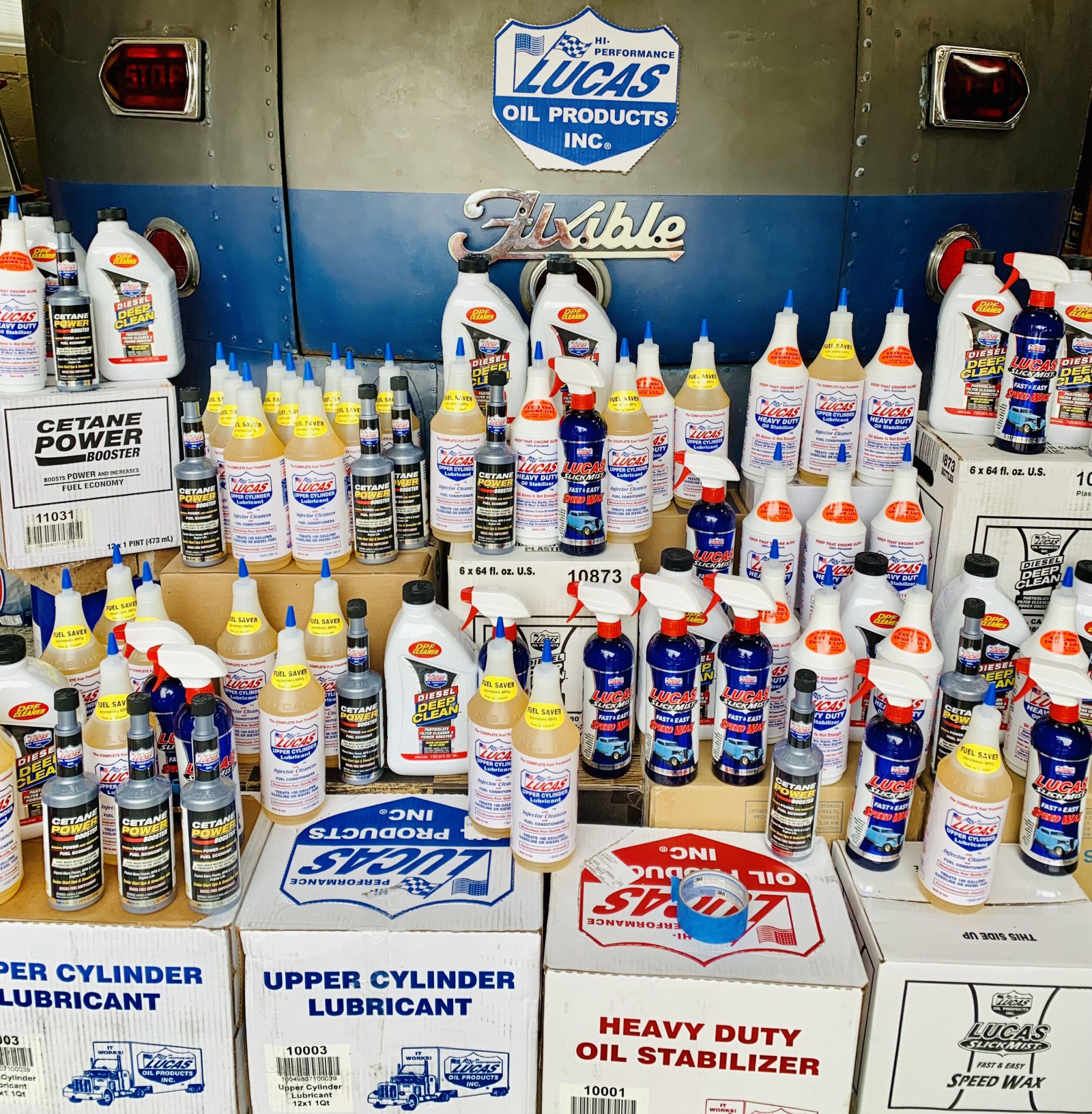 Lucas Oil Products.