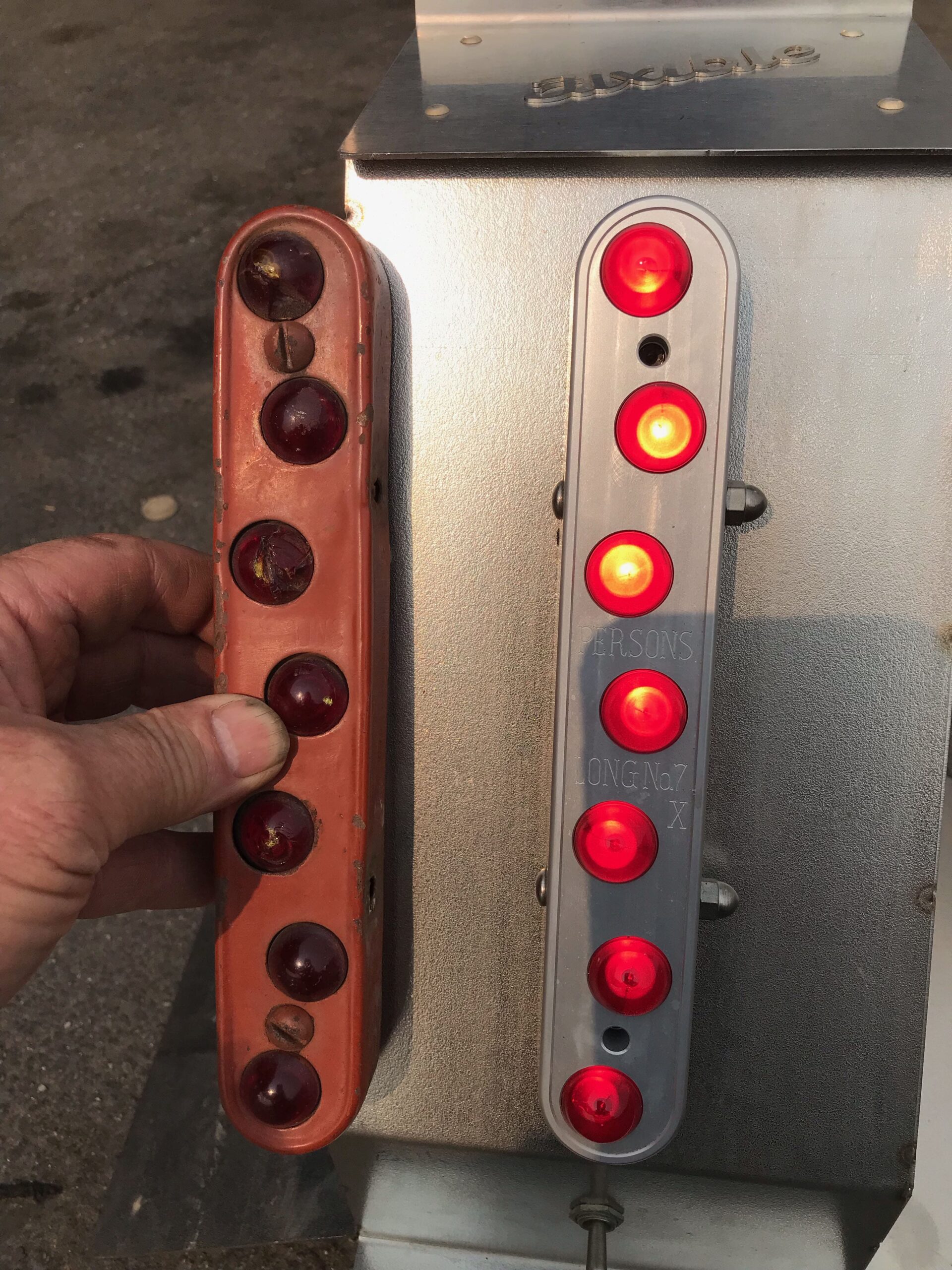 Replica of original lighting.