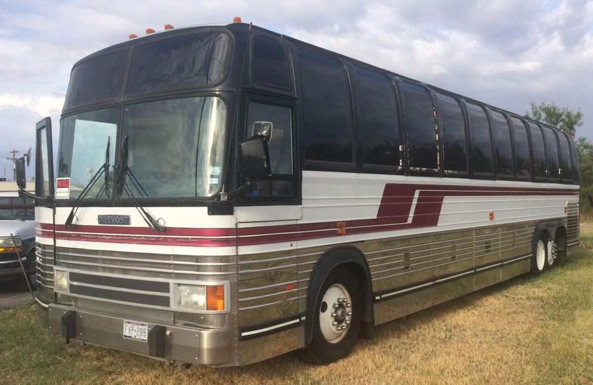 Prevost was the leader in large passenger windows in the early 1980’s.  They even followed the contour of the curved roof.  If you plan on converting one of these, remember that the upper cabinets will cover most of the upper part of the window and make it harder to build cabinets and will block out some of the light so be cognizant of that. 