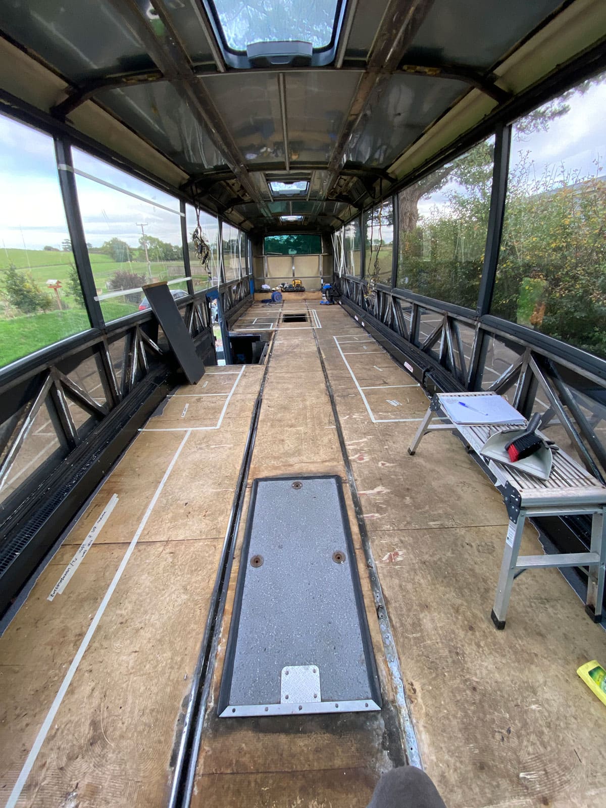 The empty coach.