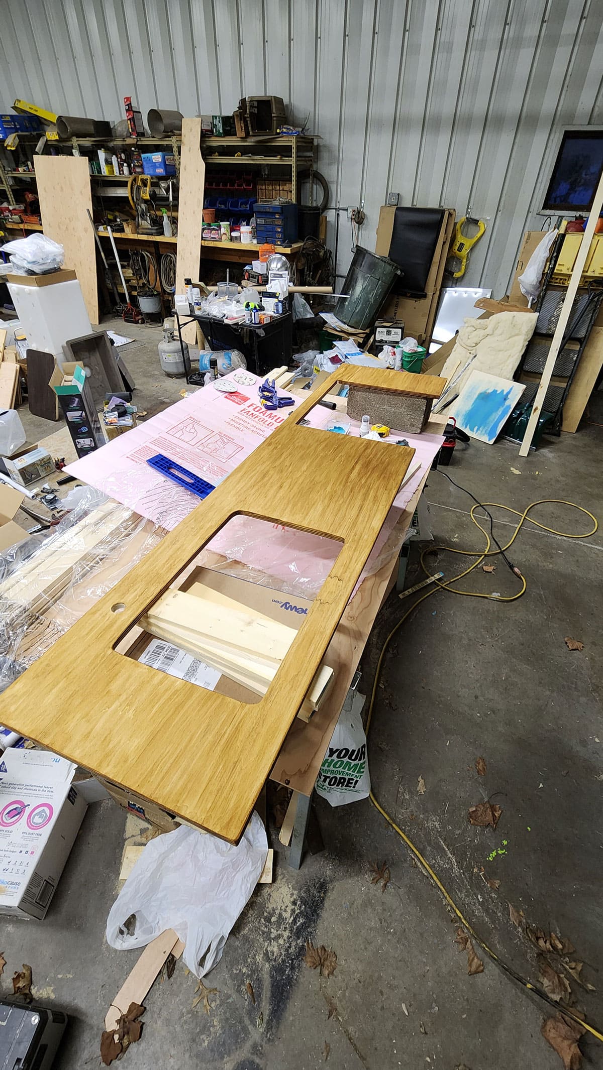 The stained countertop. (Which I didn’t like!)