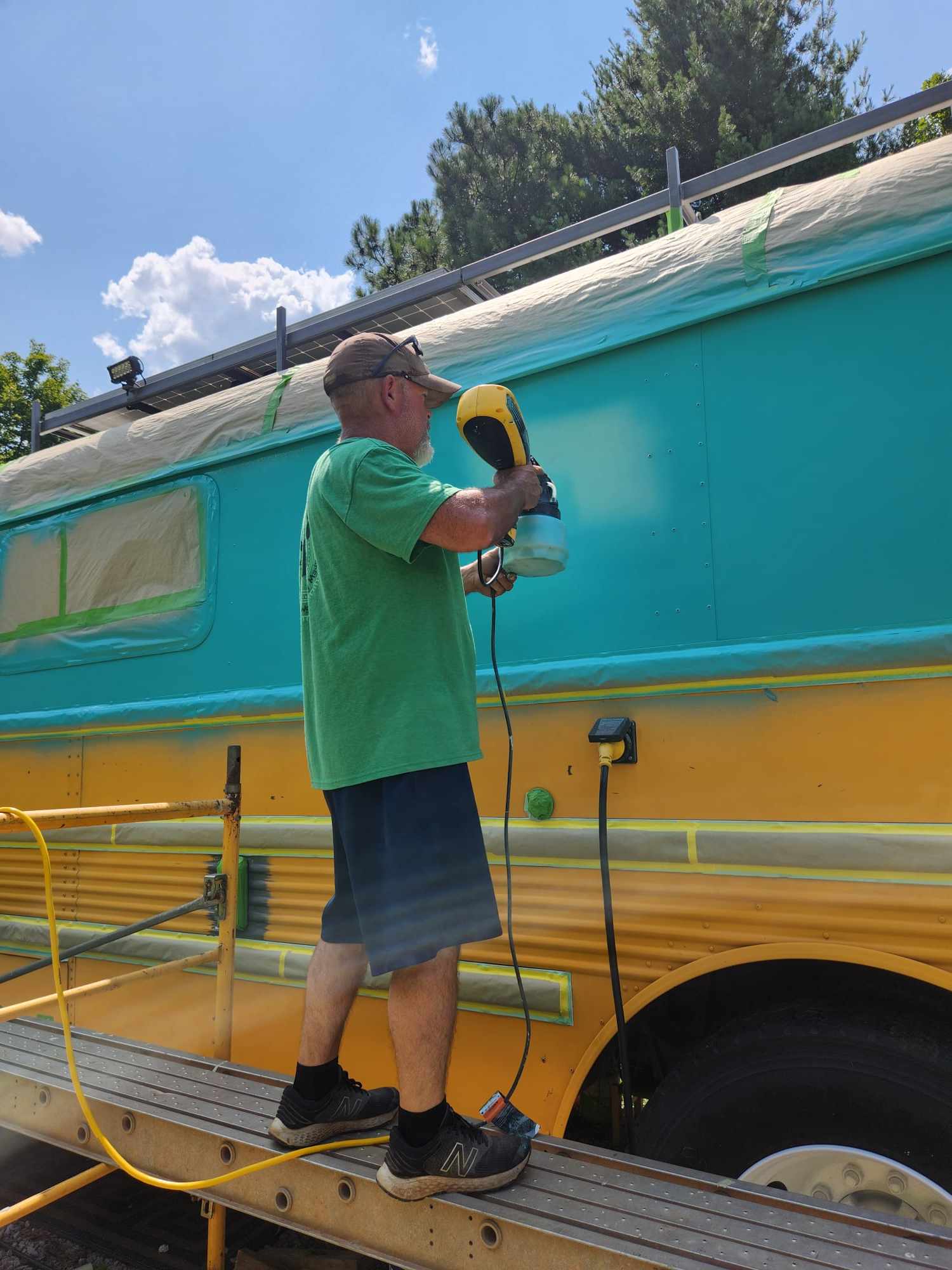 The Bain Bus. A Cozy 30' long, 1998 International Conversion - bus conversion photo