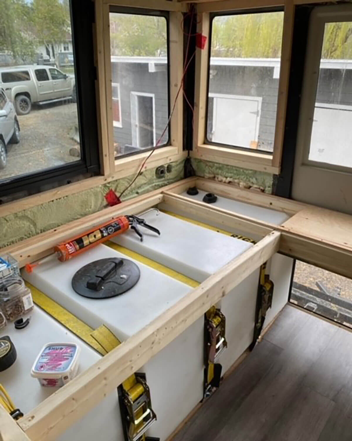 Kruzin’ in the Kraken - A 2013 Thomas Freightliner Skoolie - bus conversion photo