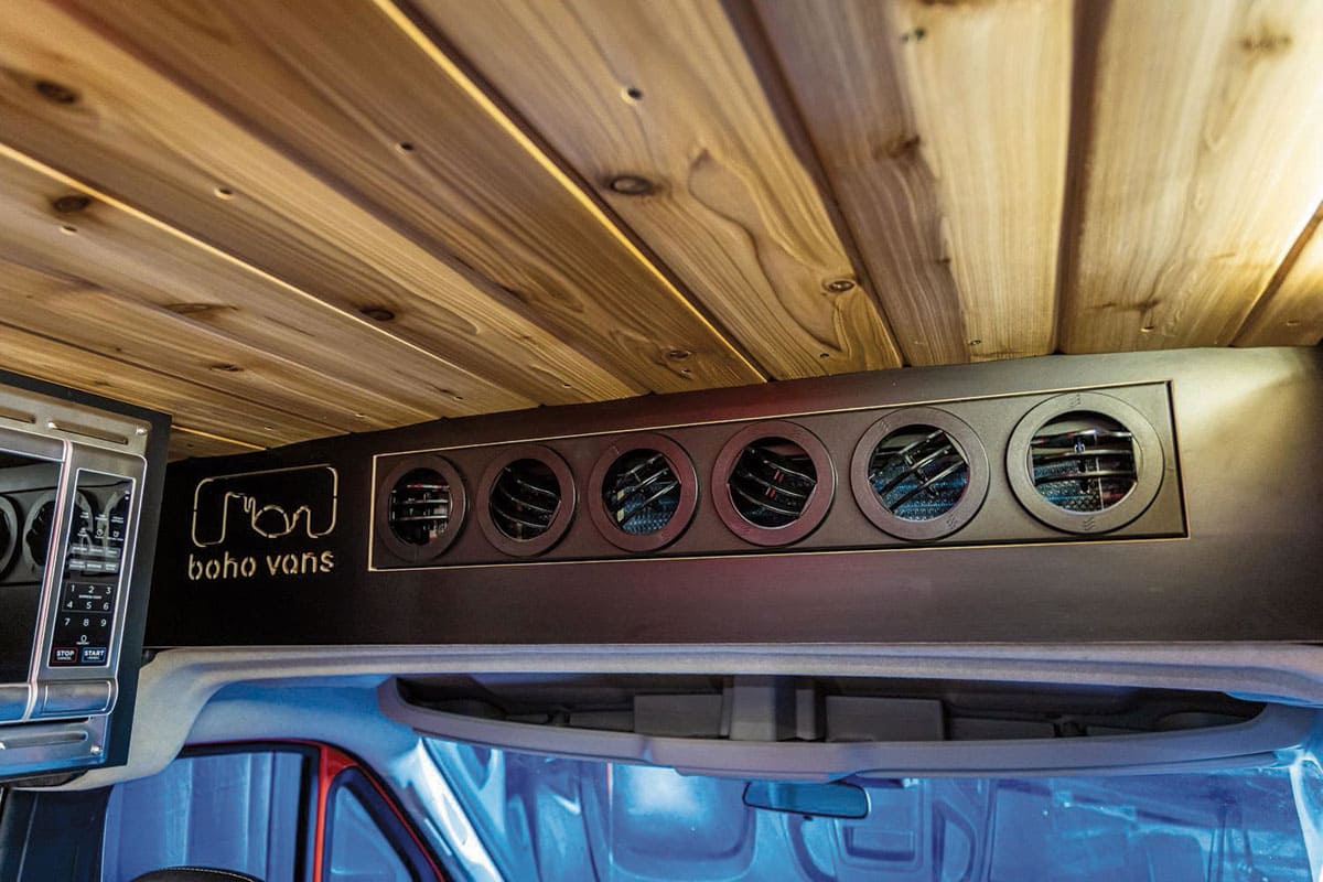 The Cruise N Comfort 48v VES MAXX AC System keeps the van cold even on the hottest days