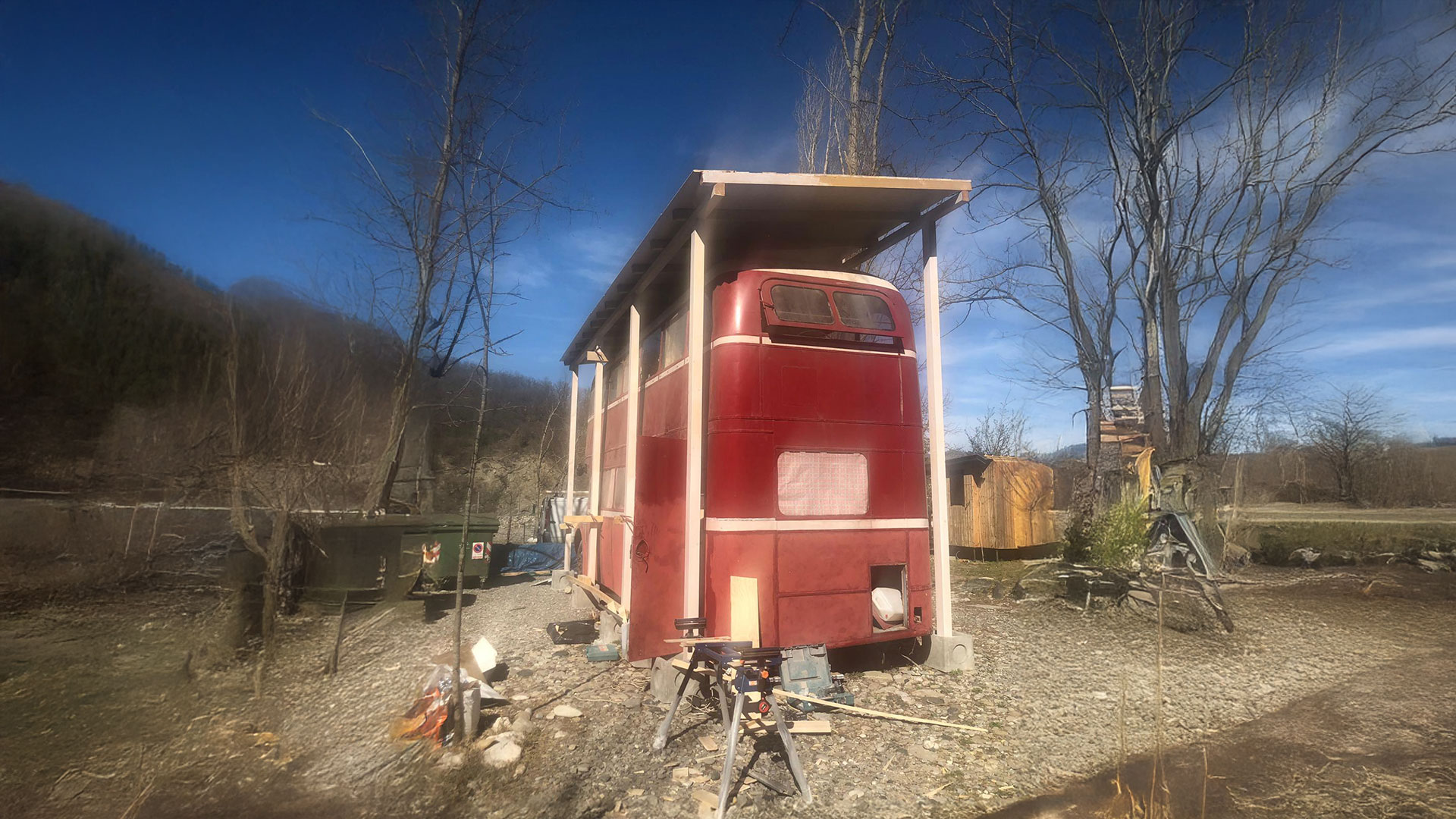 The Unbelievable Journey of a Double-Decker Bus Turned Vacation Retreat - bus conversion photo