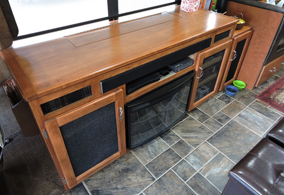 Fireplace and TV Cabinet