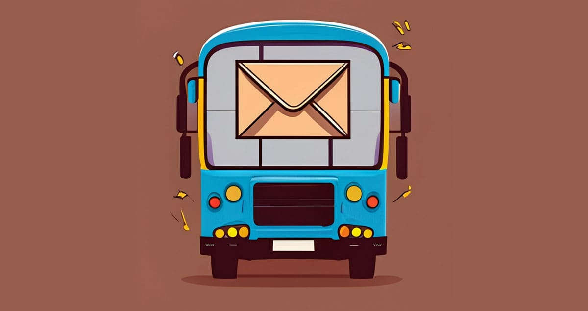 Getting Mail While on the Road - bus conversion photo