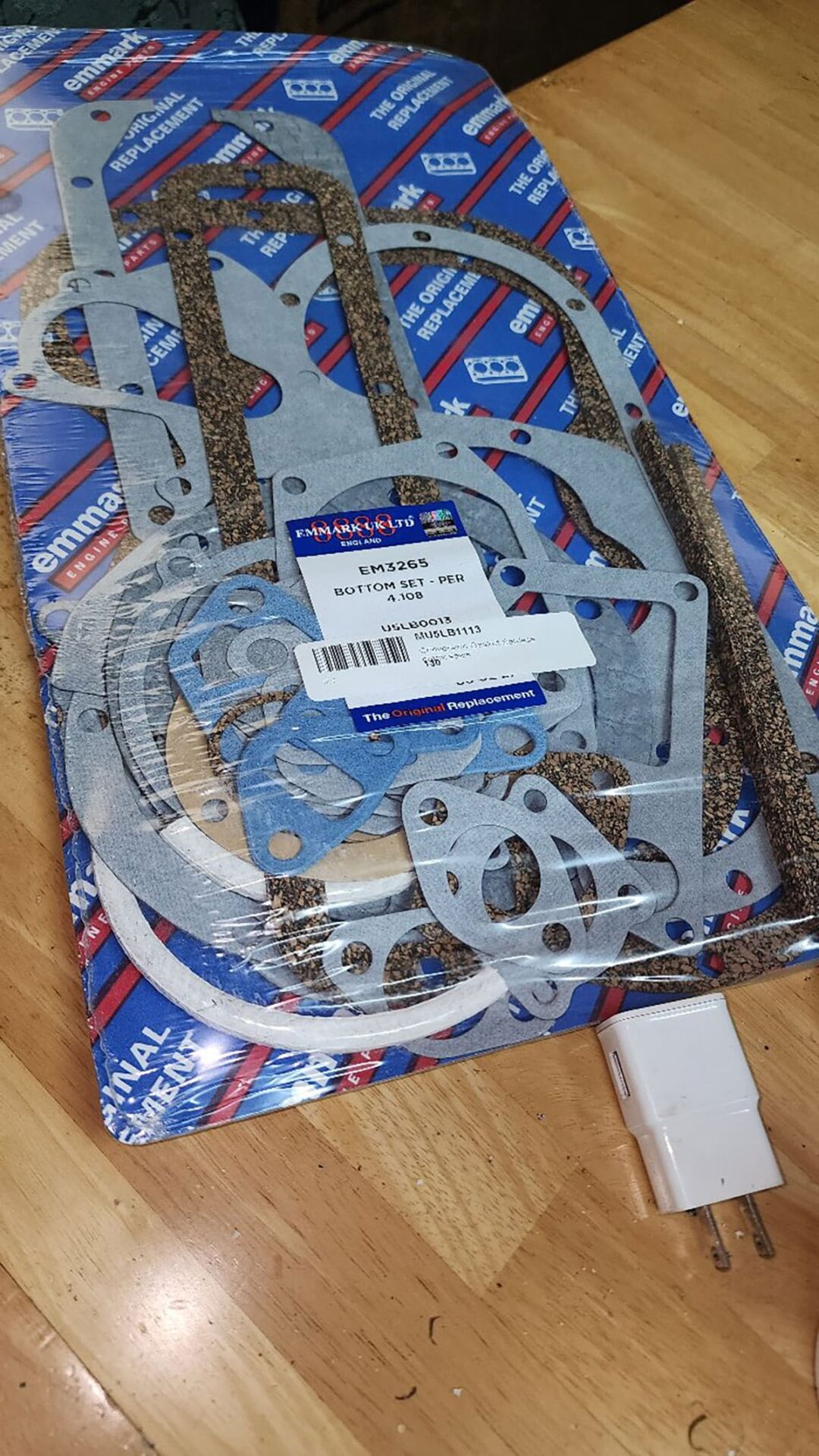 Gasket Set for Perkins generator engine.