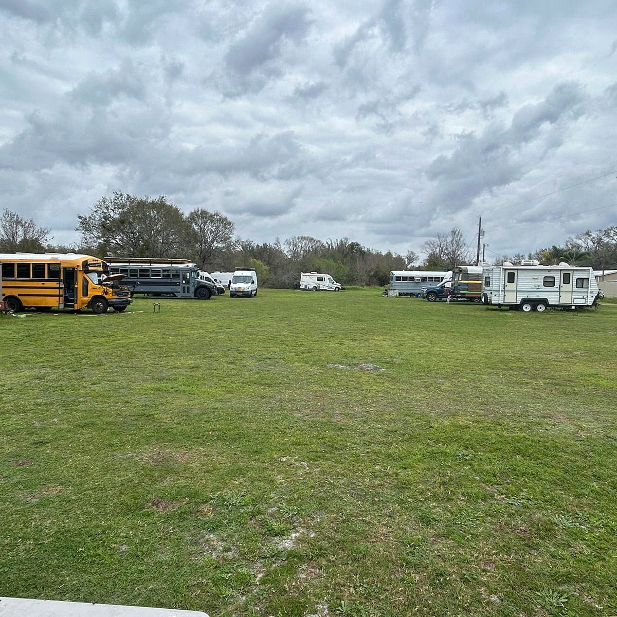Nomads Unite - 3rd Annual Field Trip to All World Acres - bus conversion photo