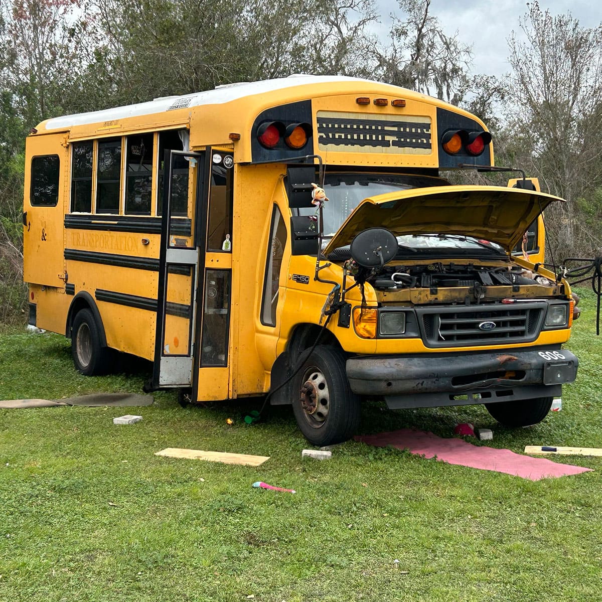 Nomads Unite - 3rd Annual Field Trip to All World Acres - bus conversion photo