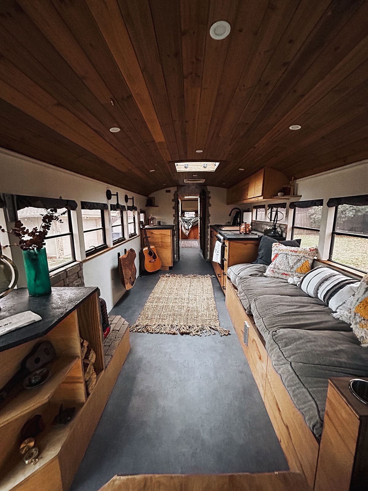 Gus – A 2002 International Skoolie - bus conversion photo