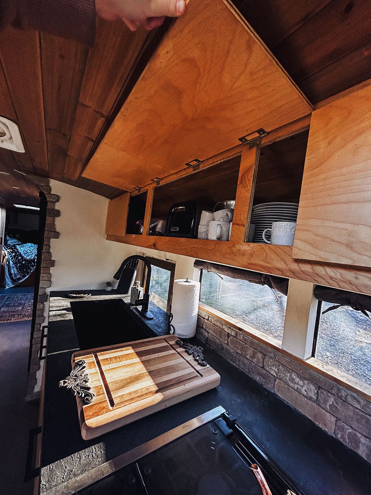 Gus – A 2002 International Skoolie - bus conversion photo