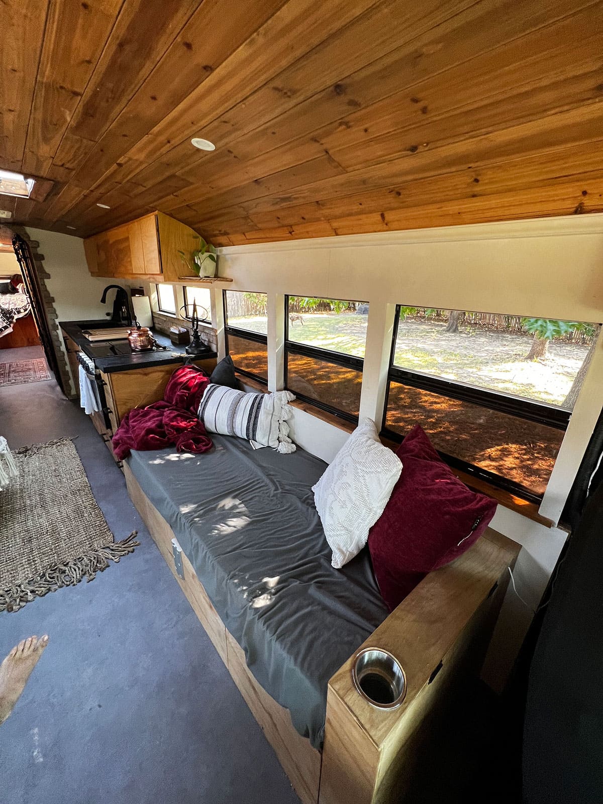 Gus – A 2002 International Skoolie - bus conversion photo