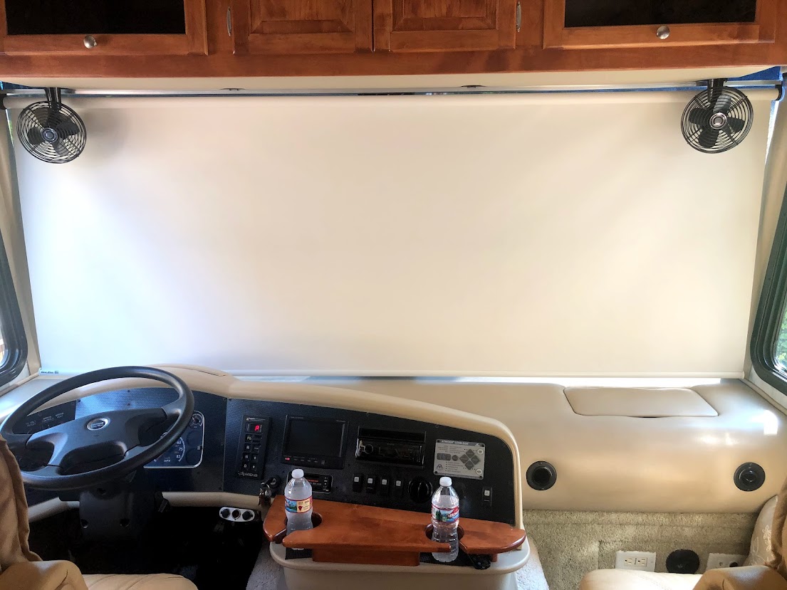 Windshield Shield. Windshields let in a lot of heat as they cannot be tinted like side windows can.