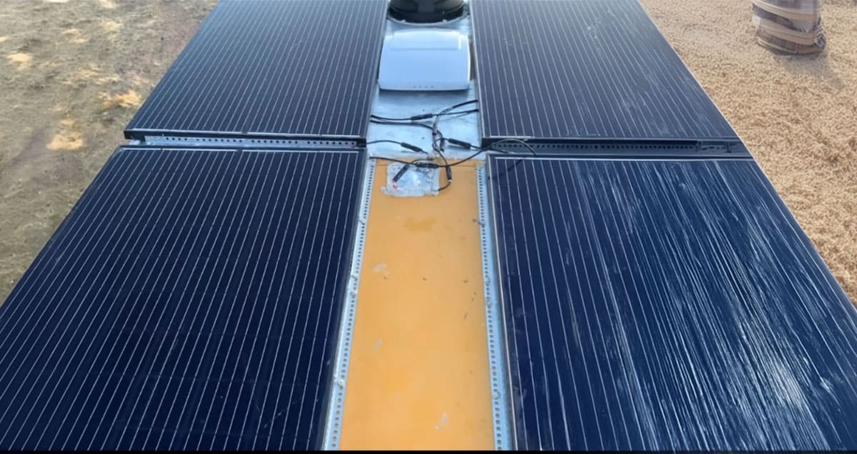 Living Well with Oﬀ-Grid Systems - Electrical - bus conversion photo