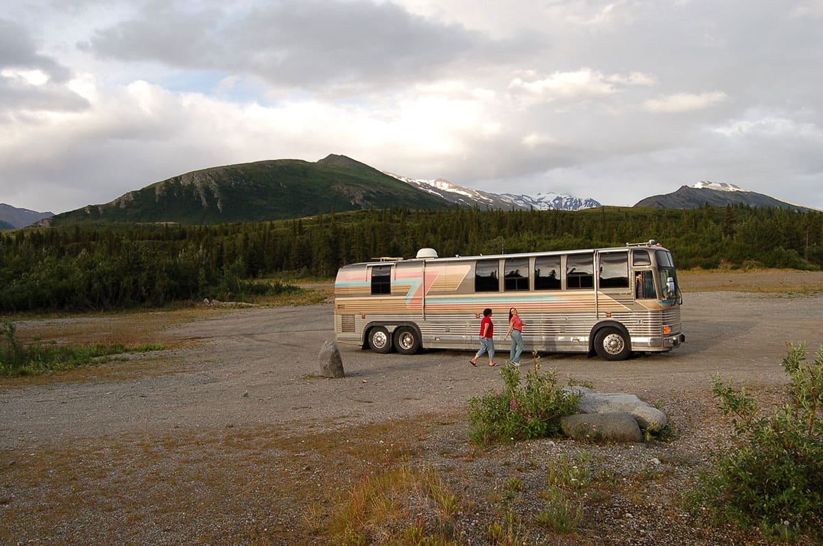 New Hampshire to Alaska in my 40’ 1990 Marathon Prevost Bus - bus conversion photo