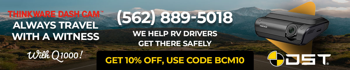 Thinkware Dash Cam Banner