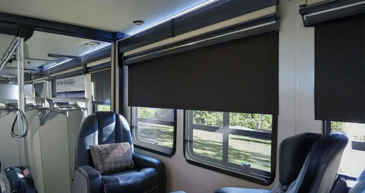 Custom Window Shades For A Bus | BCM photo