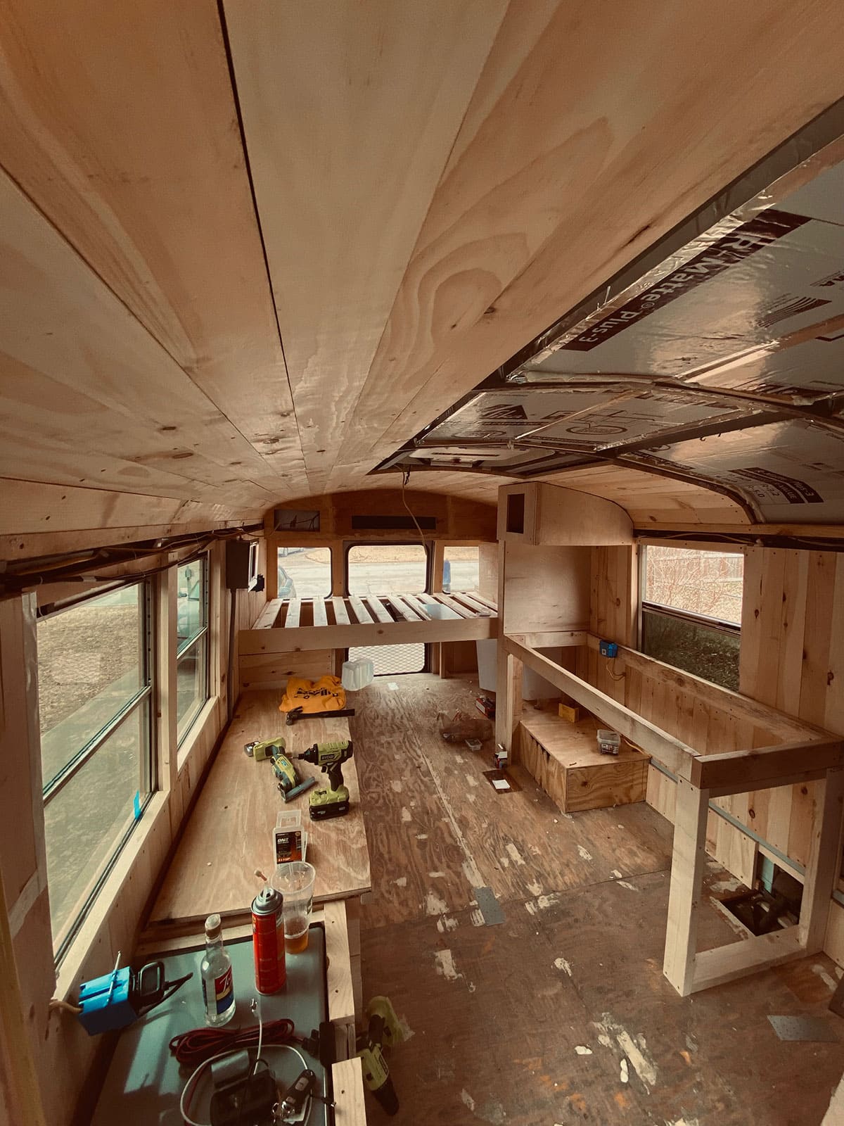 On the Rhoades – A 2010 Chevy Express Skoolie - bus conversion photo