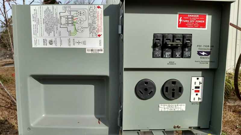 Shore Power Hookups for RVs: A Comprehensive Guide - bus conversion photo