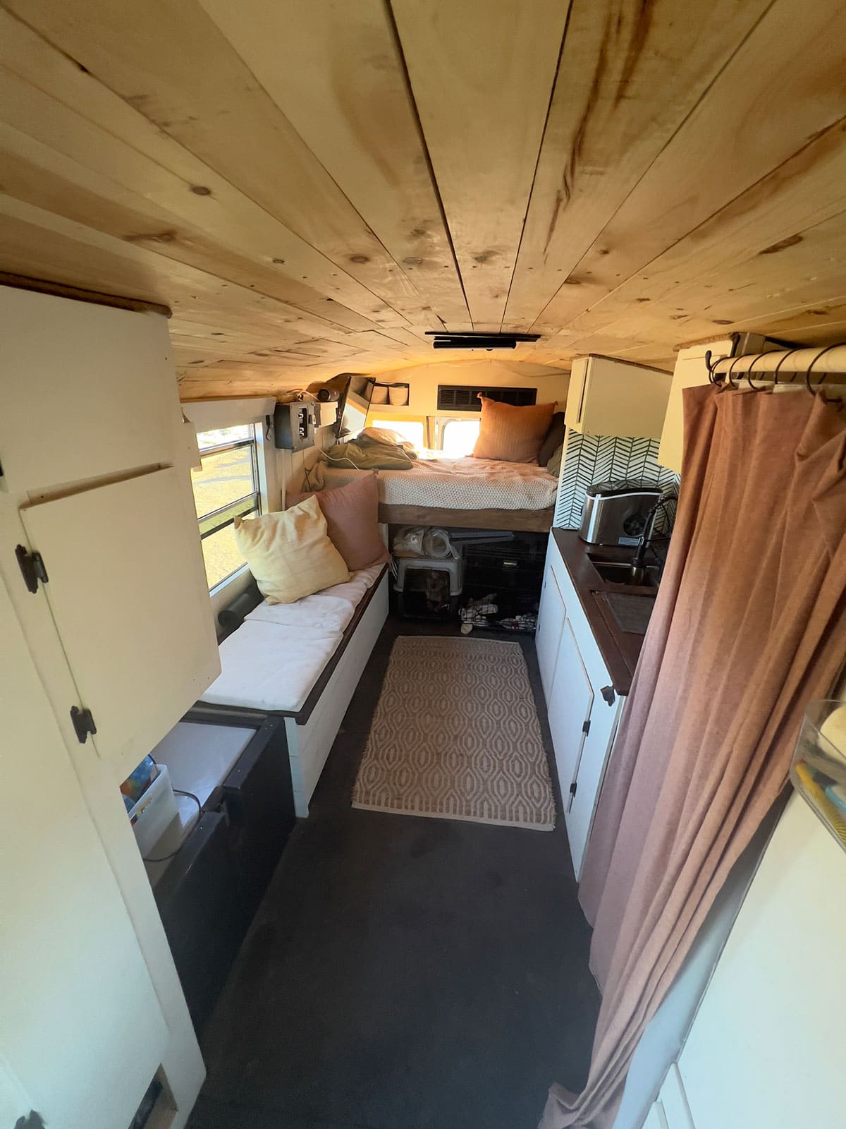 On the Rhoades – A 2010 Chevy Express Skoolie - bus conversion photo