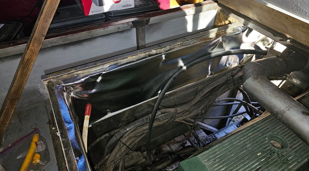 Fire and Heat Protection in my Eagle Engine Compartment - bus conversion photo