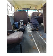 The Outlandish Family (Rollin Ryver – A 2002 International) - bus conversion photo