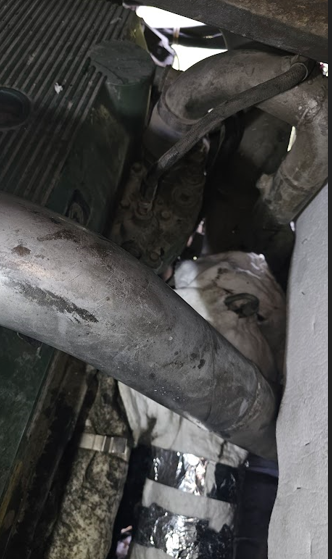 Fire and Heat Protection in my Eagle Engine Compartment - bus conversion photo