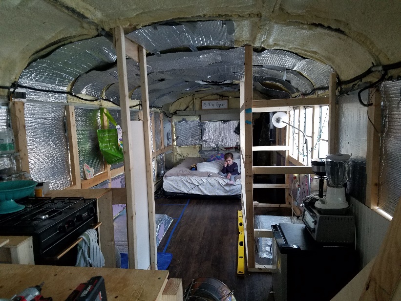 The Outlandish Family (Rollin Ryver – A 2002 International) - bus conversion photo