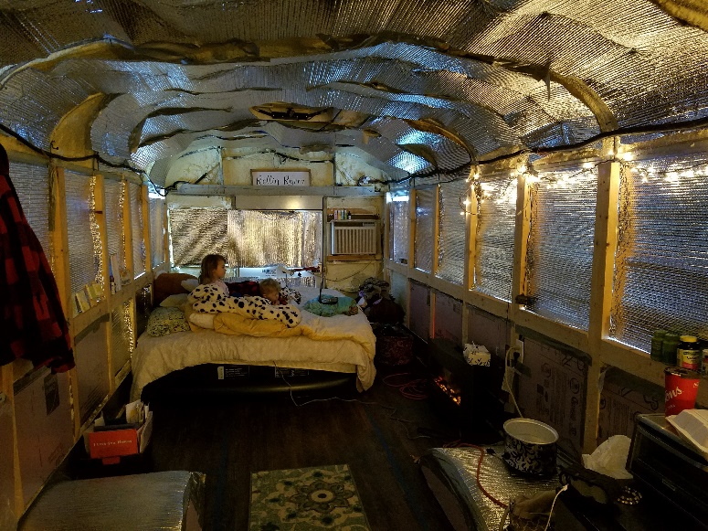 The Outlandish Family (Rollin Ryver – A 2002 International) - bus conversion photo