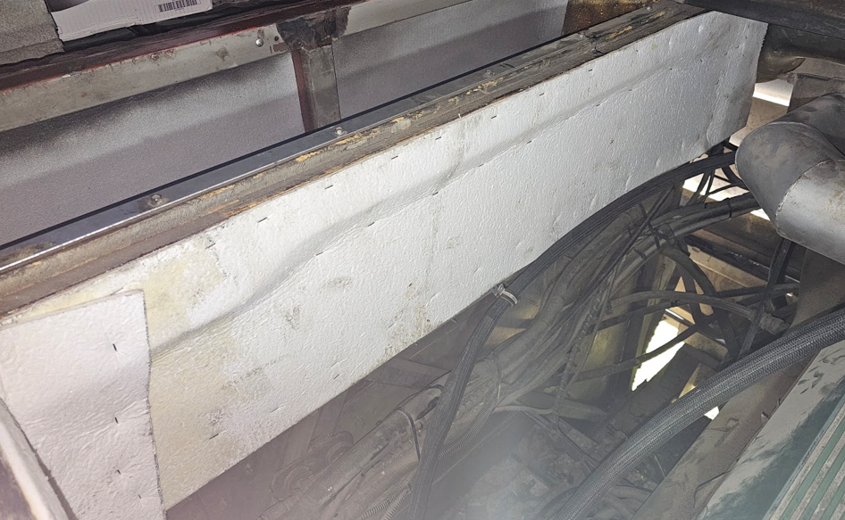 Fire and Heat Protection in my Eagle Engine Compartment - bus conversion photo